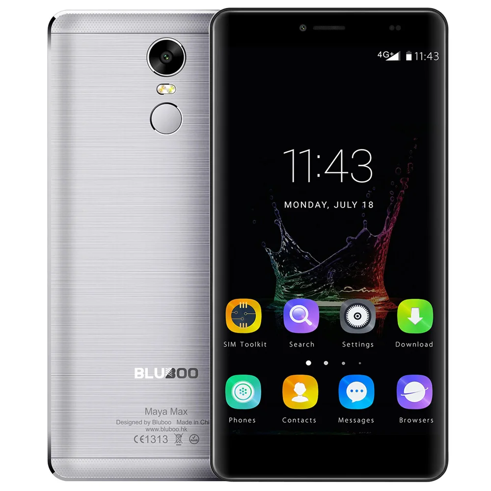 Оригинальный смартфон Bluboo Maya Max 6 0 дюймов Android MT6750 Восьмиядерный мобильный