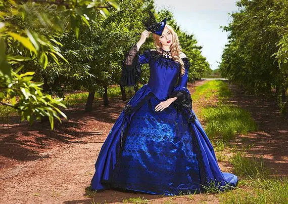 Женское свободное бальное платье на Хэллоуин винтажное в стиле Готик/Civil War Southern