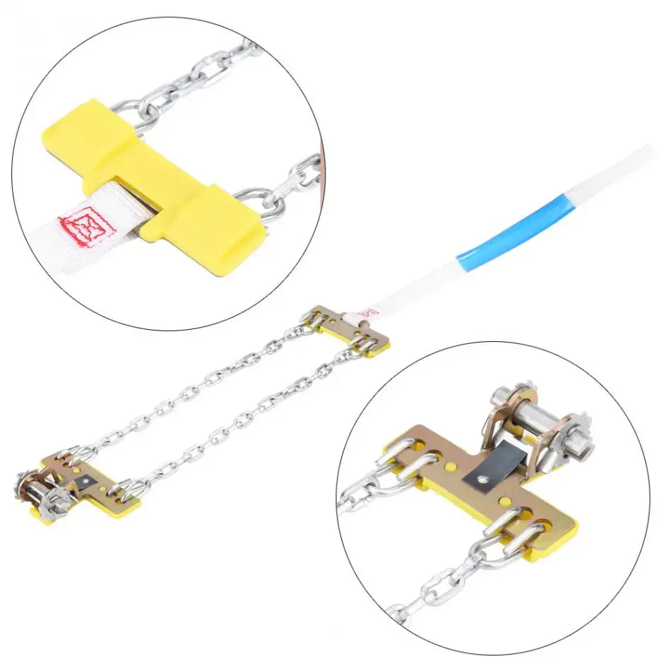 Противоскользящая стальная цепь для шин 3 шт. защиты от снега универсальная