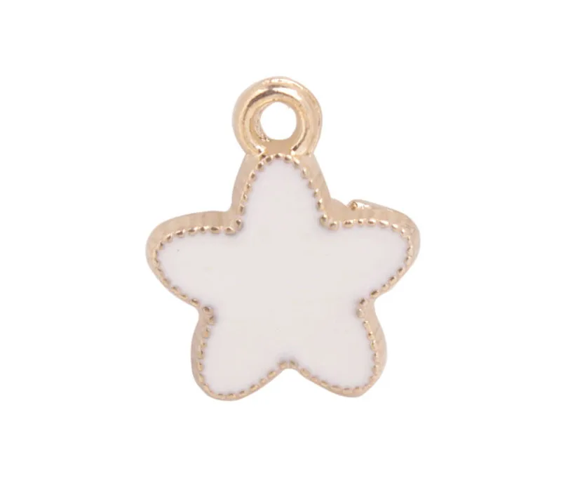 FREE SHIPPING 40PCS Mixed Colors Enamel Moon Star Charm Pendants | Украшения и аксессуары