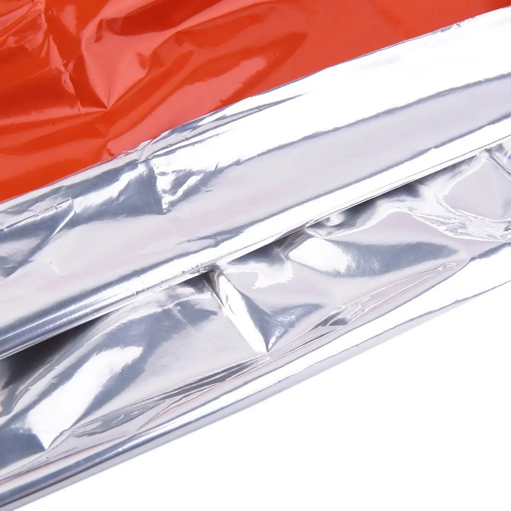 

High OUTAD Emergency Sleeping Bag Thermal Reflective Survival Bag Orange Color DOG88