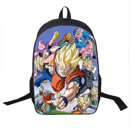 Аниме Dragon Ball рюкзак для мальчиков и девочек школьные сумки Супер Saiyan Sun с Гоку