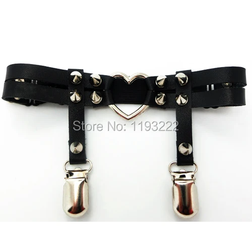 2 стиля Сексуальные ПАНК чулки в готическом стиле ручной работы с большим сердцем