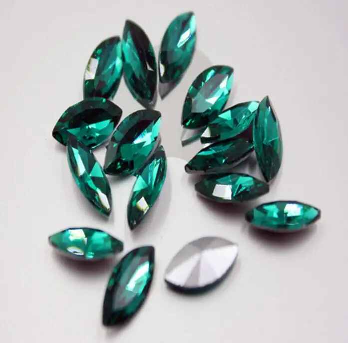 Различные размеры изумрудная форма лошади Ручное ремесло стразы s Glass DIY