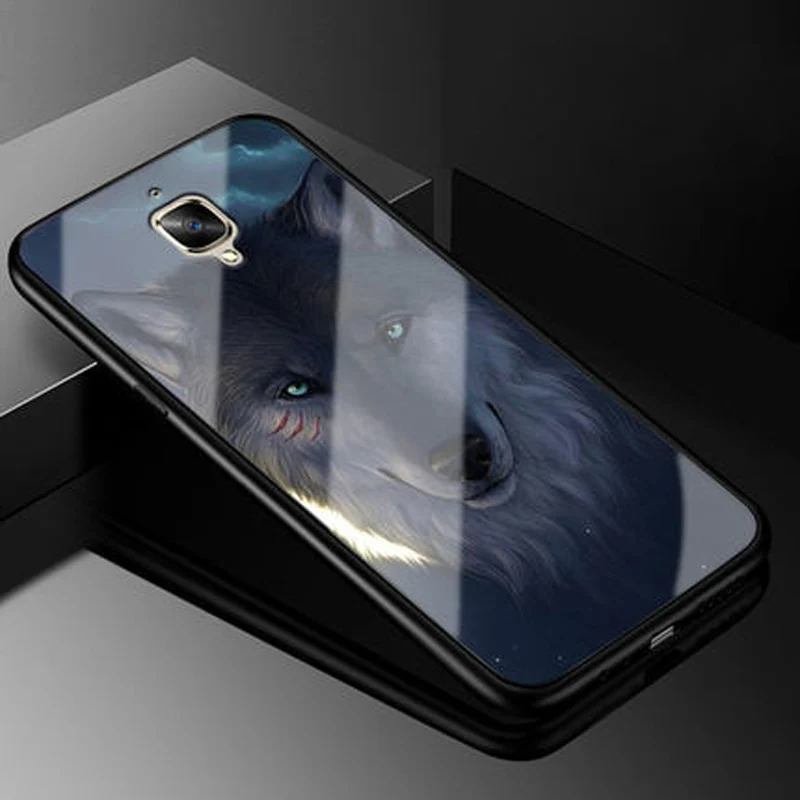 Для Oneplus 3T чехол 1+ 3T камень с персонажами из мультфильмов для телефона из закаленного стекла чехол Oneplus3T жесткая накладка на заднюю панель One plus 3T A3010 защитный чехол s