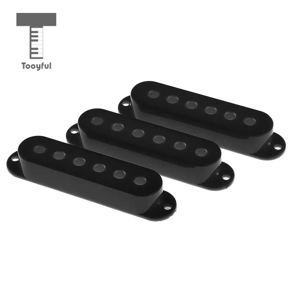 Tooyful Чехлы для гитарного пикапа 3 шт. с одной катушкой 48 50 или 52 мм Stratocaster ST SQ