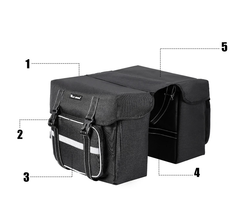 WEST BIKING 10-25L рюкзак для велосипеда Bolsa Bicicleta Carrier, сумки для багажника для велоспорта, велосипеда, велосипеда, задняя дорожная сумка для багажа