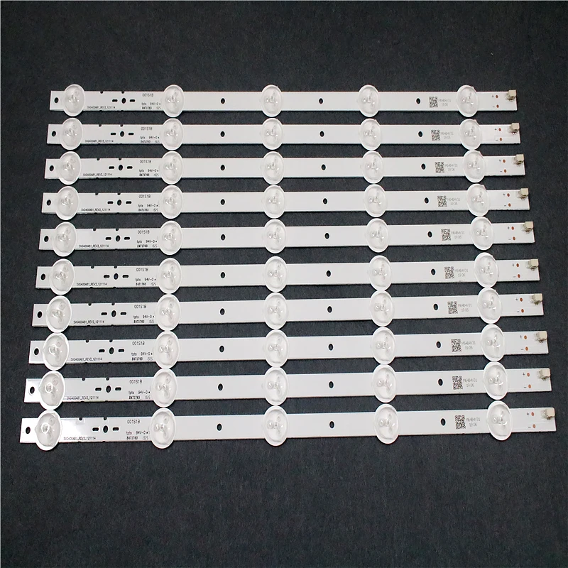 10Pieces 395mm LED Backlight Lamp strip 5leds for So ny 40 inch TV SVG400A81 REV3 121114 S400H1LCD-1 KLV-40R470A KDL-40R450A