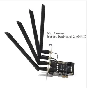 4 антенны 802.11ac + Bluetooth 4,0 Broadcom BCM94360CD беспроводная Wi-Fi карта для настольных ПК с mini pci-e к PCI-E 1X адаптер