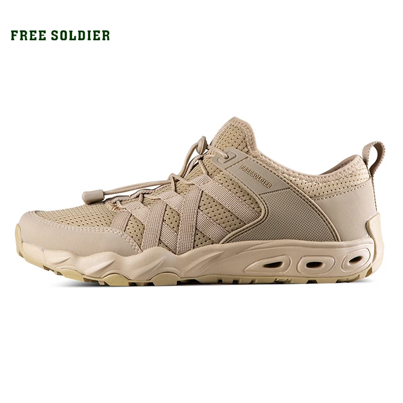 FREE SOLDIER Tactical Hiking Upstream Shoes Breathable and Quick-drying Fishing Summer Men's Non-Slip Amphibious Wading Shoes