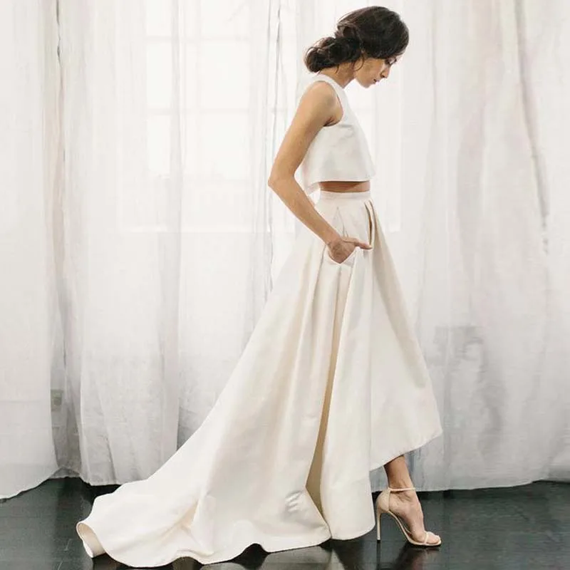 2017 однотонные женские юбки с высоким и низким вырезом сделанные на заказ