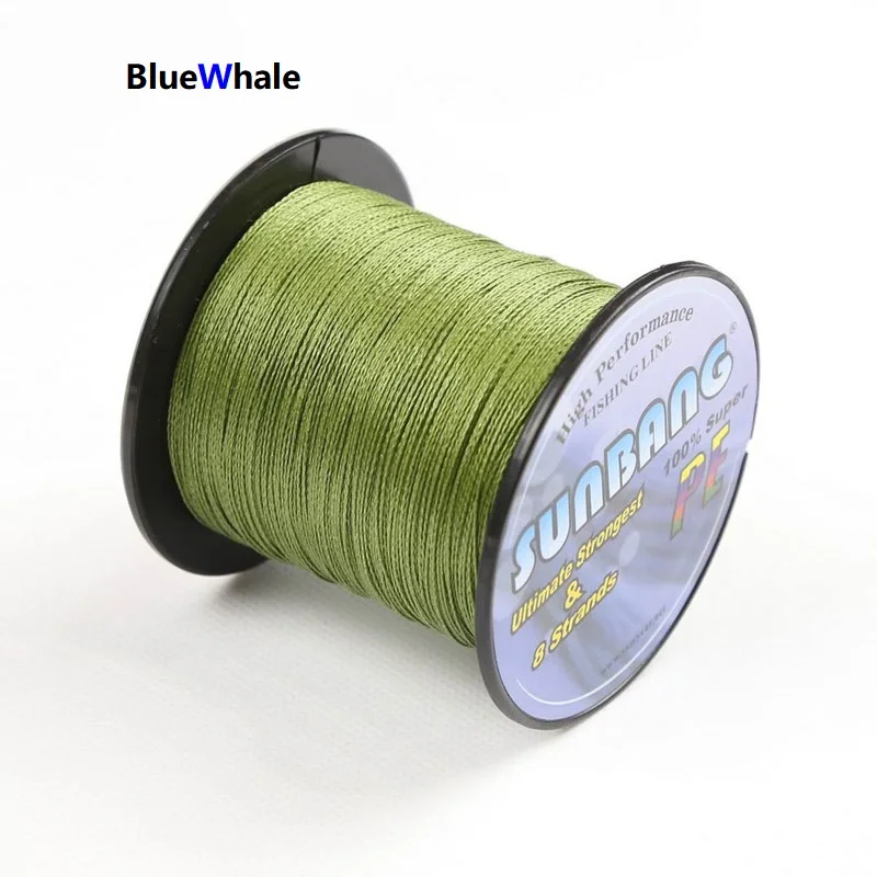 BlueWhale Многоцветный 8 нитей 300 м супер PE линия 20 100LB многослойная леска рыболовные