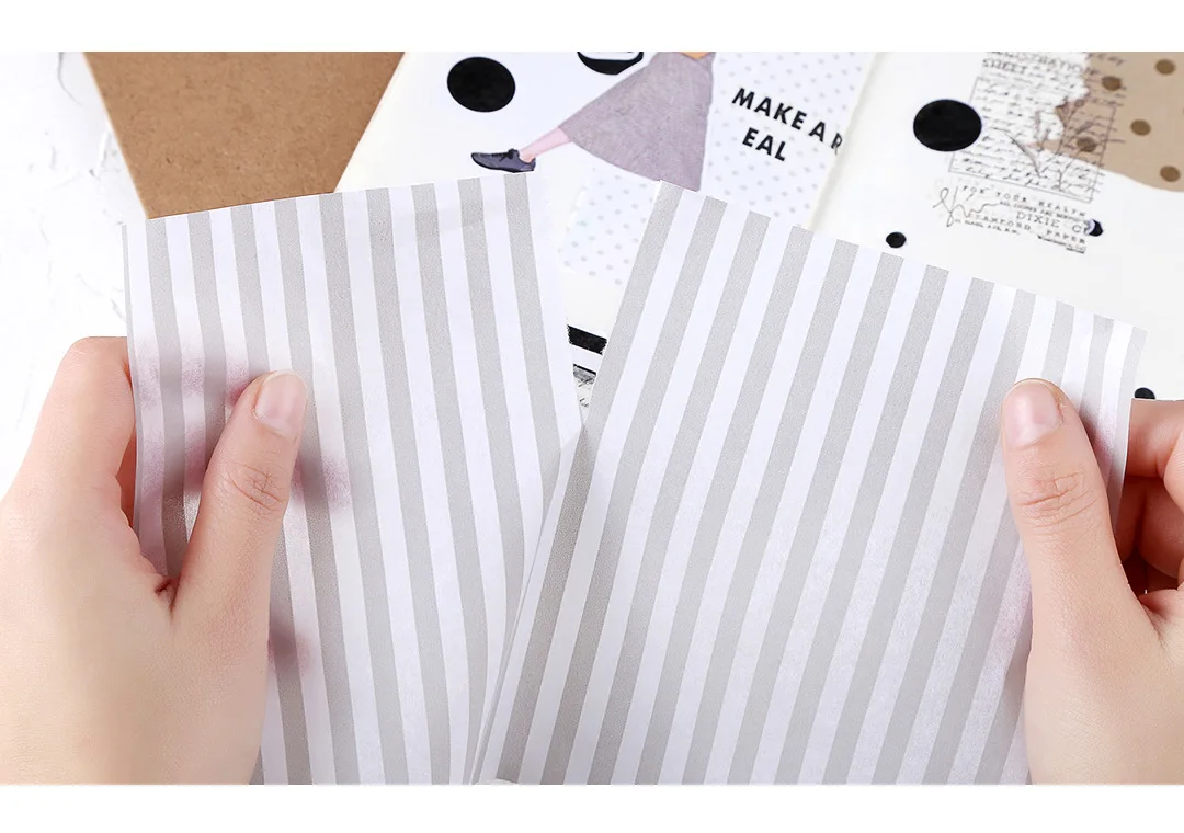 80 листов/набор черный геометрический фоновый коллаж материал бумага винтажная линия/сетка/точка/Украшение Наклейка, сделай сам, скрапбукинг дневник