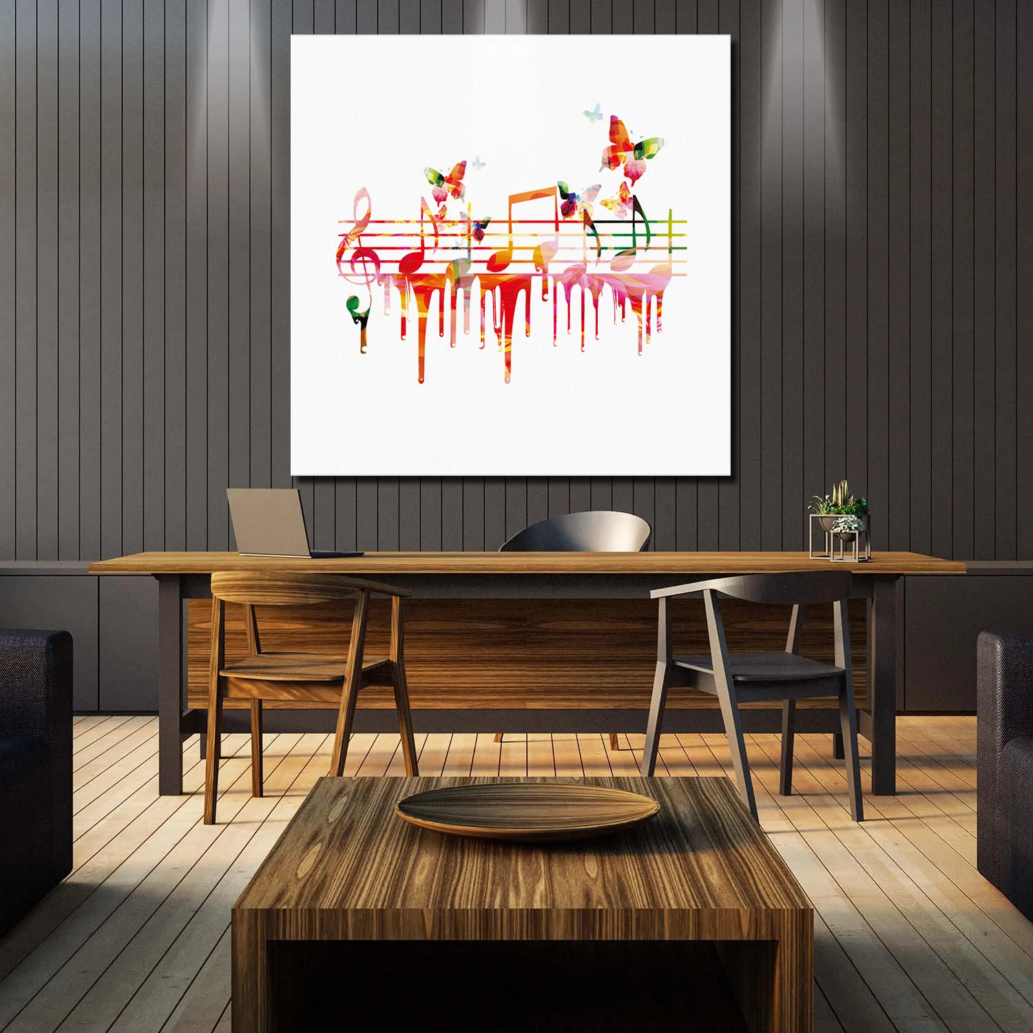 ArtStore музыкальная Нотная картина маслом готовы повесить галерея декоративная
