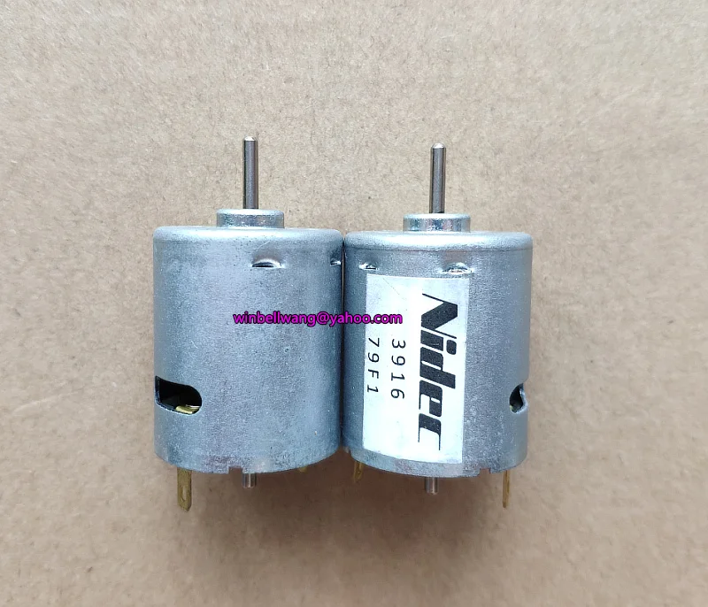 Двойной выходной вал 365 двигатель постоянного тока диаметр 27,5 мм DC12V~ 24 В довольно большой крутящий момент сильный магнит двигатель постоянного тока