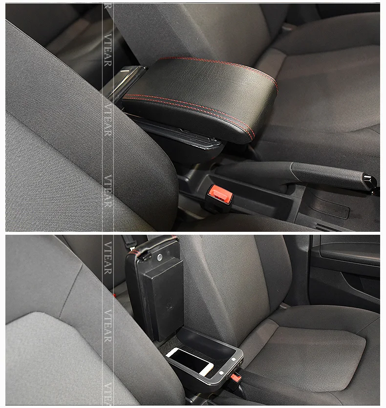 Vtear для Nissan Note аксессуары подлокотник кожаный подлокотник usb коробка для хранения украшения центральной консоли внутренние части автомобиля