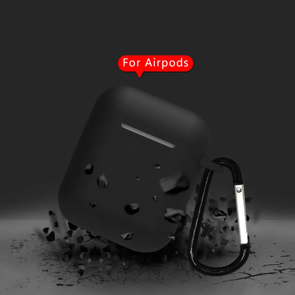 Мини Мягкий силиконовый чехол для Apple Airpods противоударный чехол для Apple гарнитура для Airpods чехол s ультра тонкий Air Pods защитный чехол J