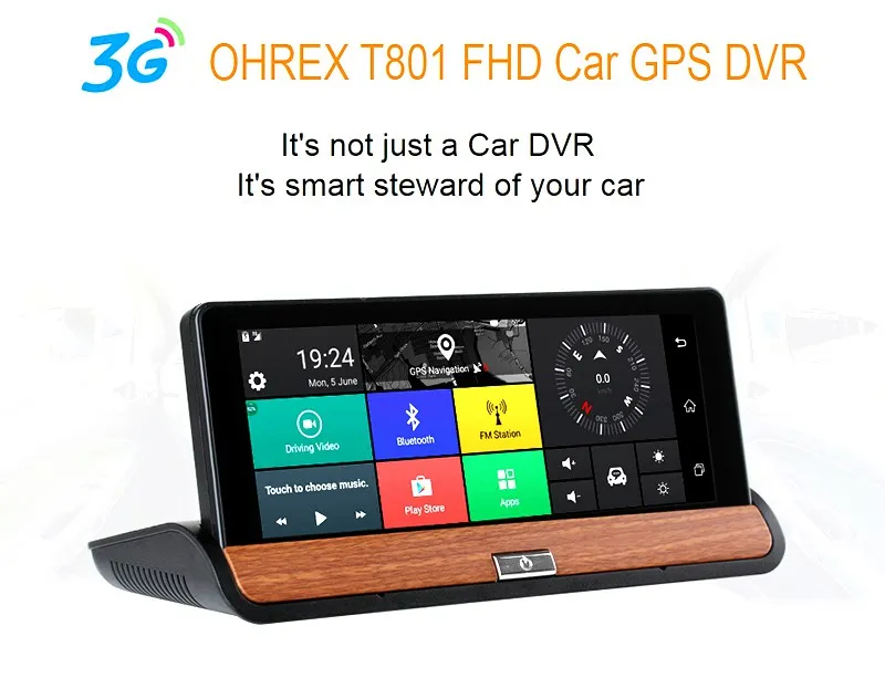 3G 7,8 дюймов 4G Автомобильный видеорегистратор Камера gps FHD 1080P Android Dash Cam навигация ADAS Автомобильный видеорегистратор двойной объектив с обратным изображением - Название цвета: 3G