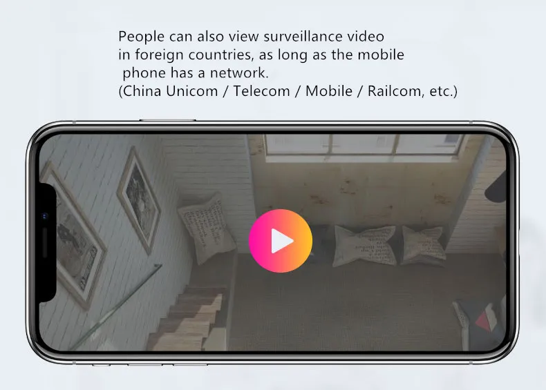 1080 P HD Беспроводная ip камера безопасности Система наблюдения в помещении с ночным
