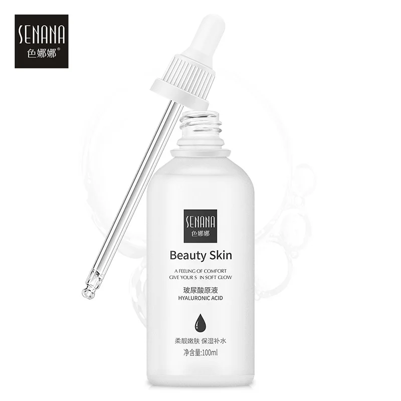 100 ml чистой жидкости Гиалуроновая кислота Сыворотка для лица Уход за кожей против морщин Сущность отбеливание увлажняющий для лица hyaluronik Асит сыворотка