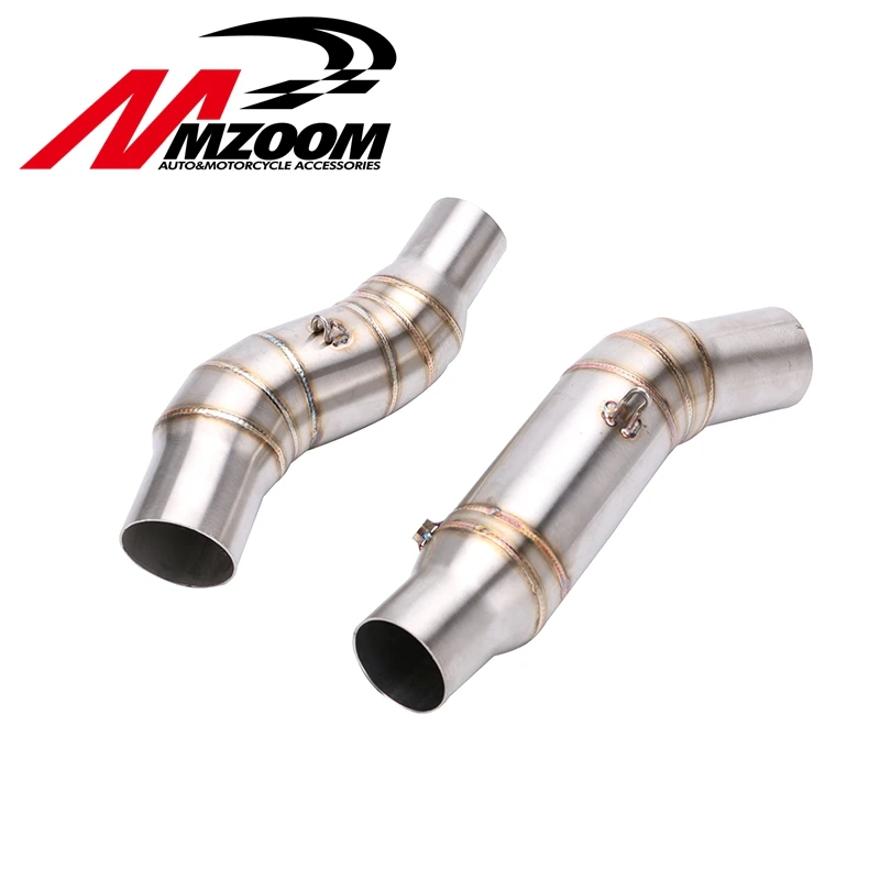 Нержавеющая сталь мотоциклов среднего выхлопной трубы середине для Kawasaki Z1000 2010