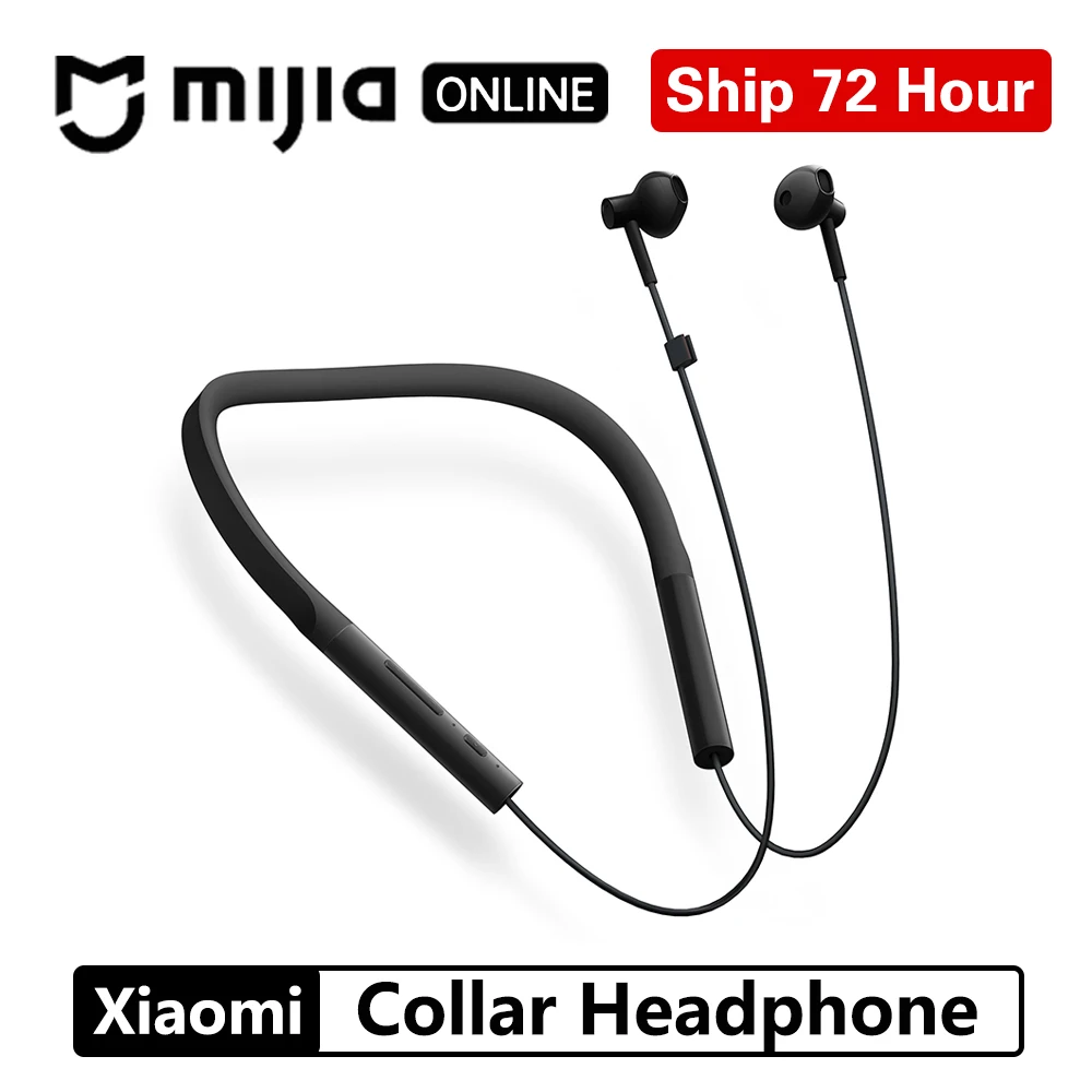 Xiaomi воротник Bluetooth гарнитура Молодежная версия Быстрая зарядка беспроводной шейный ремешок спортивный Apt-x гибридный двойной сотовый микрофон наушники