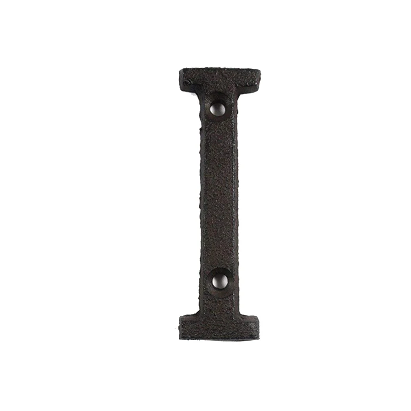 Металлические буквы цифры чугунные украшения знак на дом Doorplate DIY кафе стена#1