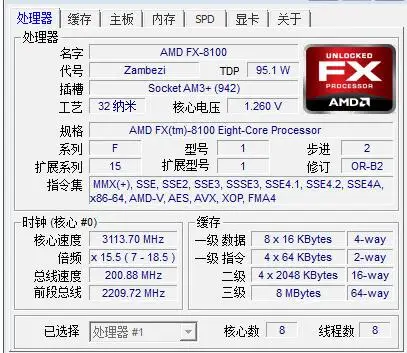 AMD FX-Series FX-8100 FX 8100 2,8 ГГц Восьмиядерный Процессор процессор FX8100 FD8100WMW8KGU гнездо AM3