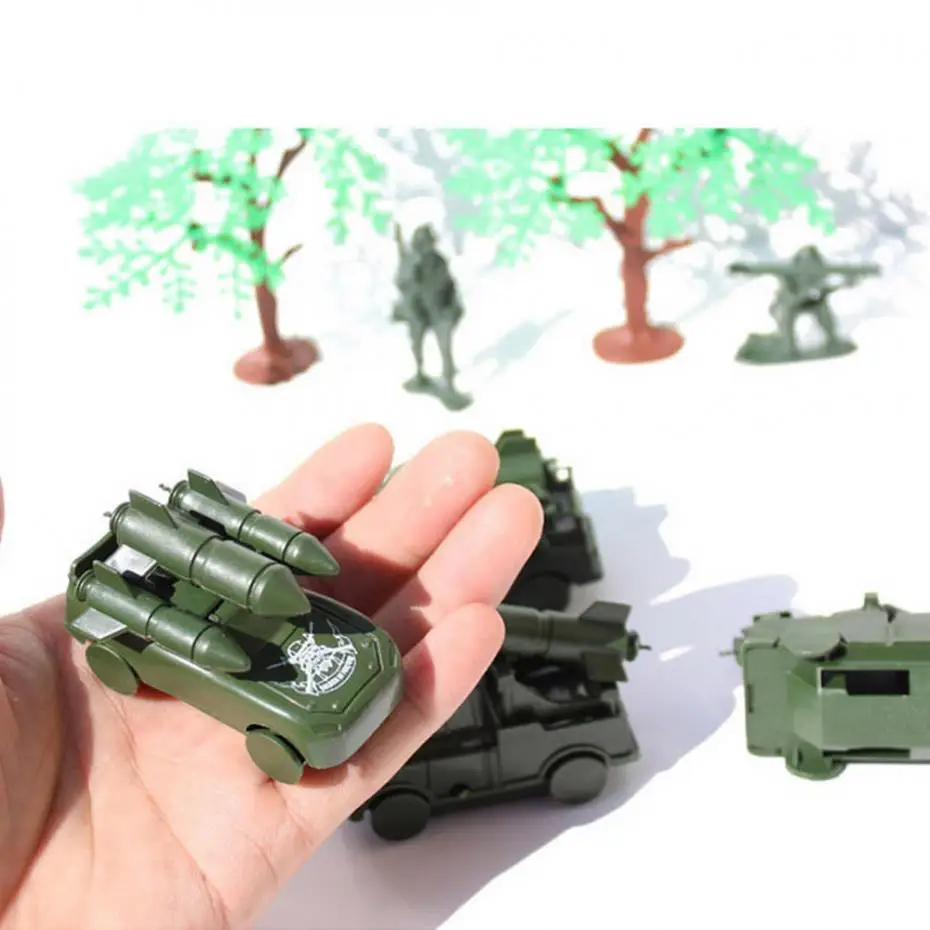 4 шт. военные ракетные грузовых автомобилей армии Для мужчин игрушки солдат