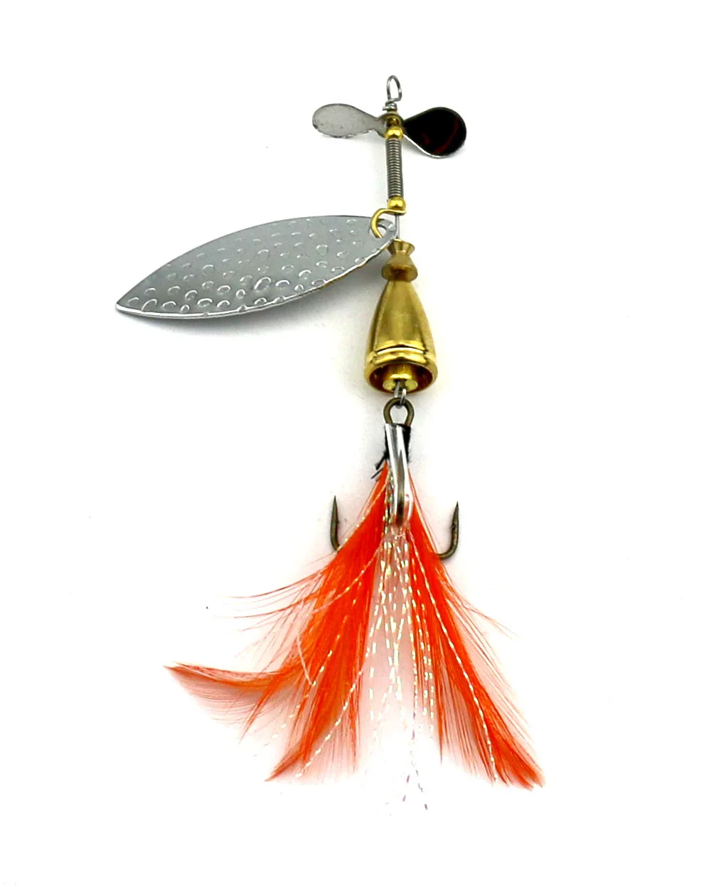 

HENGJIA 1PC 8.4cm 13g Sequin isca Artificial feather fishing hook Spoon Fishing lure bait spinnerbait Metal Bass pesca Pike