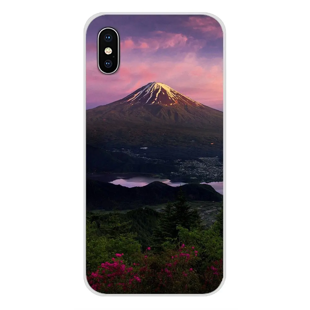 For Xiaomi Redmi Note 6A MI8 Pro S2 A2 Lite Se MIx 1 Max 2 3 Oneplus 6T Covers Landscape Scenery Mountain Mount Fuji Japan | Мобильные