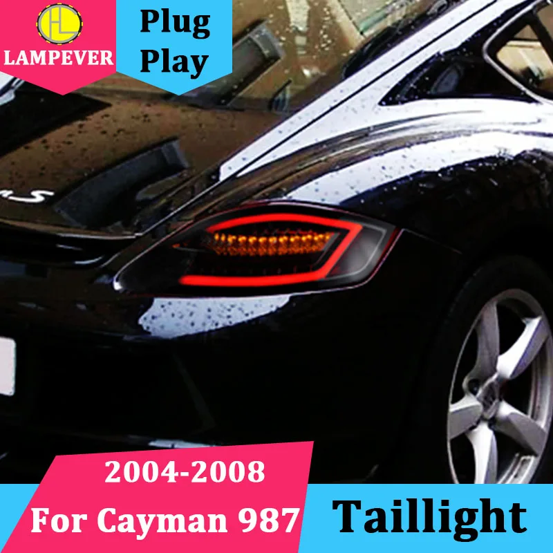 Автомобильные задние фонари для Porsche Cayman 987 год 2004-2008 задних сигнальных огней