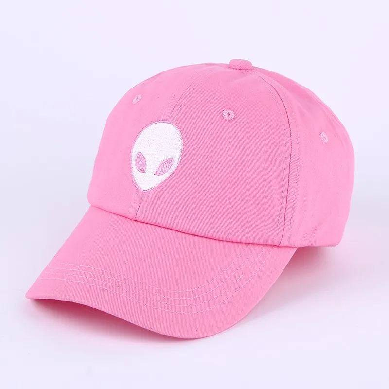 Розовый Новая мода инопланетяне Snapback Кепка Outstar блюдце космос, НЛО вентиляторы черная тканевая Кепка-бейсболка хип хоп шляпа папа шляпа для мужчин и женщин - Цвет: Розовый
