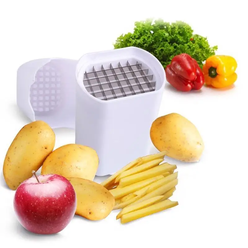 vegetable potato slicer cutter french fry cutter chopper chips making tool potato cutting kitchen gadgets french fry cutters free global shipping