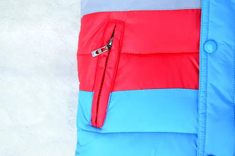 2016 Зимняя Детская куртка теплый пуховик для мальчиков и девочек детская верхняя