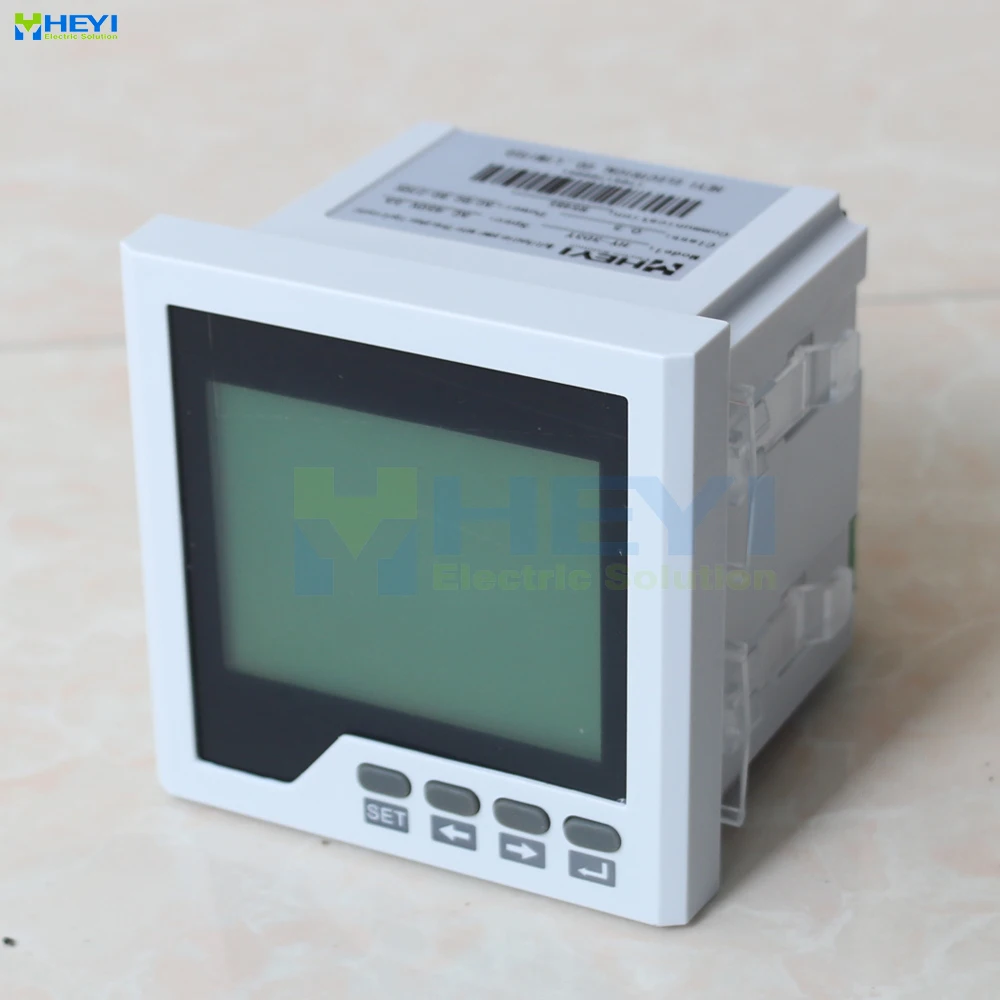 Трехфазный многофункциональный ЖК измеритель 96*96 для измерения напряжения АМП