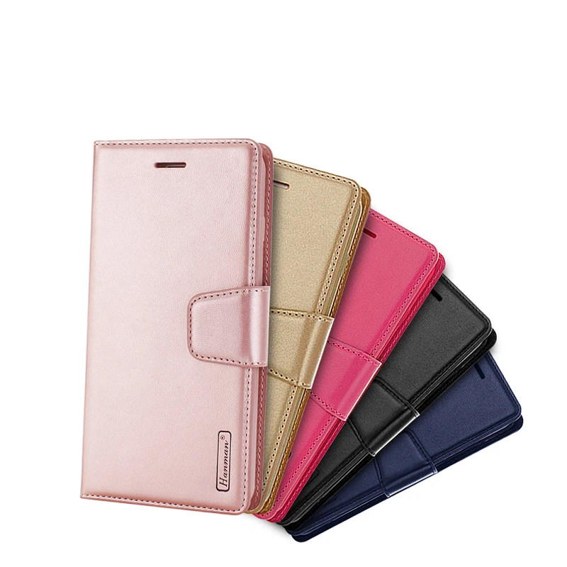 Genuine Hanman for OPPO R15 Business Style Leather Wallet Case with Silicon Back Cover Magnetic Close Card Slot | Мобильные телефоны