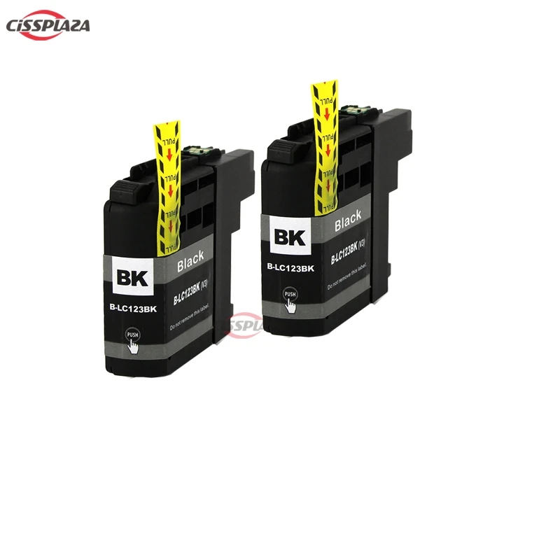 CISSPLAZA 4 цвета чернильный картридж для brother LC121 LC123 LC125 LC127 LC129 DCP-J132W/J152W J172 J552 J752 J4110 J6520