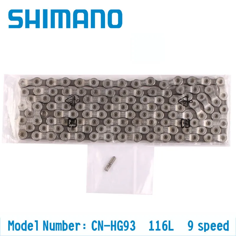 Shimano Deore HG93 9 скоростная цепь MTB/горный велосипед HG-X 116л для шоссейного велосипеда |