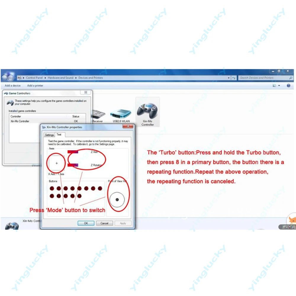 Yinglucky DIY 2 игрока аркадный USB контроллер адаптер джойстик соединительный кабель
