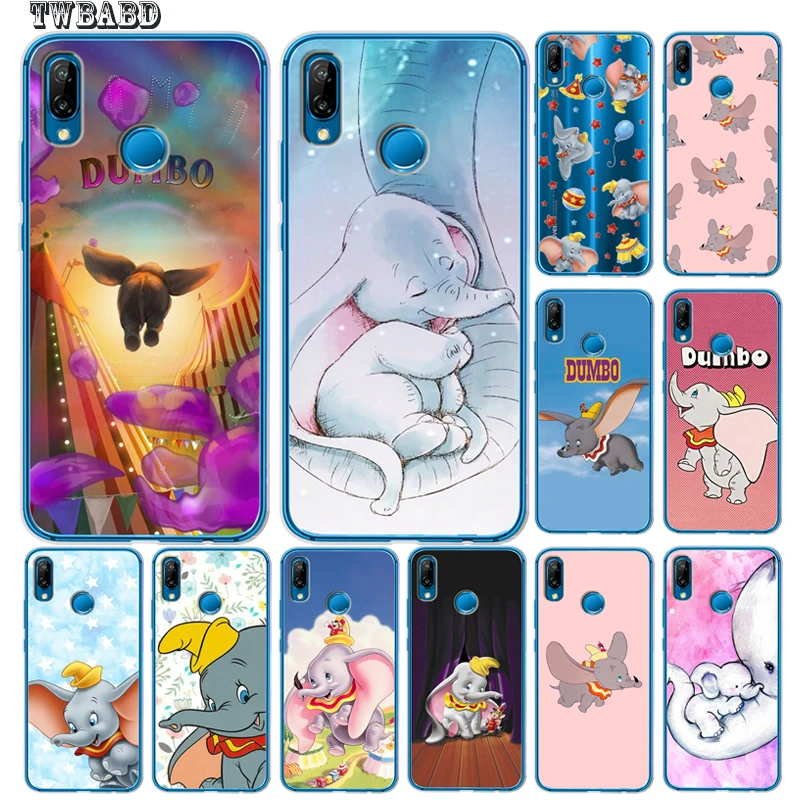 Мягкий прозрачный чехол Dumbo для huawei P30 Lite для huawei P30 Pro P20 Lite P8Lite P9Lite P Smart Capa силиконовый Etui
