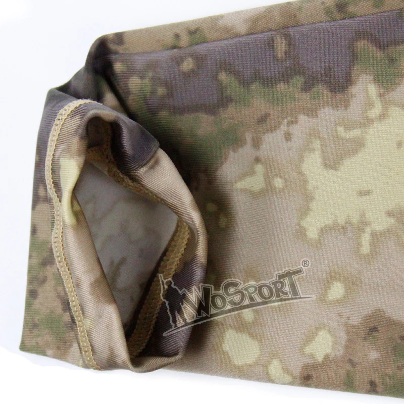 WOSPORT тактическая камуфляжная быстросохнущая футболка с короткими рукавами