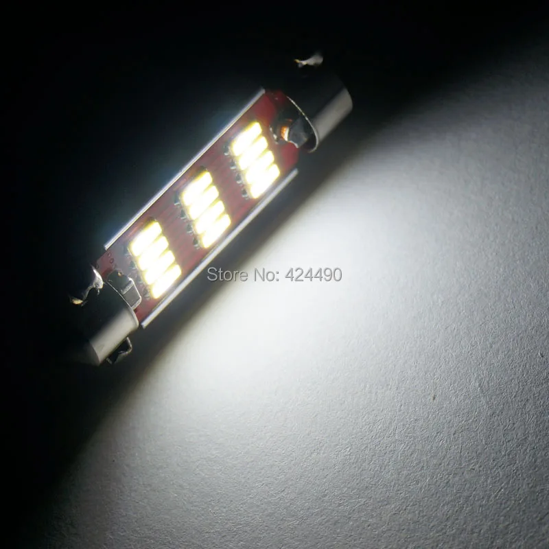 AORUNYEBAO 2x Festoon C5W светодиодный автомобильный светильник 10SMD 12SMD 31 мм 36 39 41 для Чтения