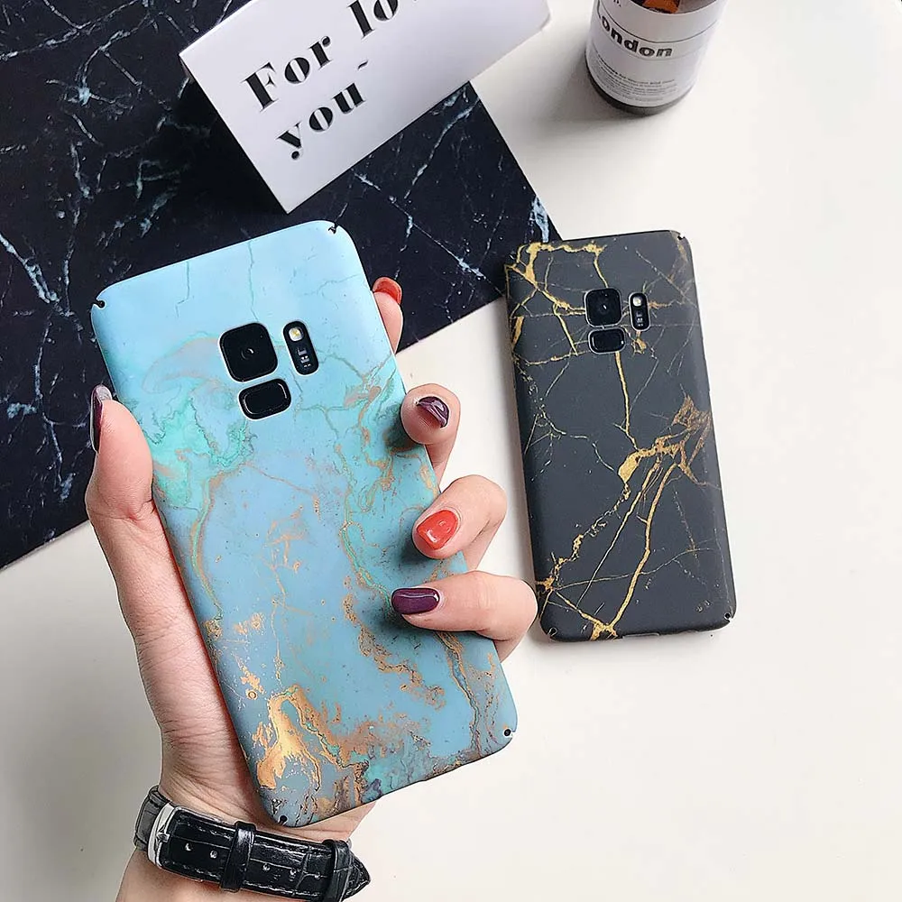 Роскошный Жесткий поликарбонатный чехол KISSCASE с водяным узором для Samsung S10 Plus S10e