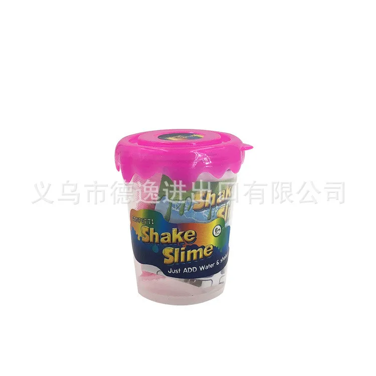 Блестки слизи консервированный встряхивание порошок Steme Ducational игрушки Diy Shake Slime