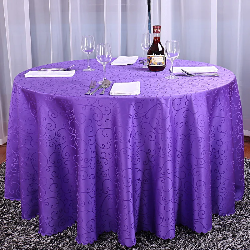 

High Quality Fabric Rectangular and Round Table Cloth Machine Washable Tablecloth Home Hotel Banquet Party Decoration