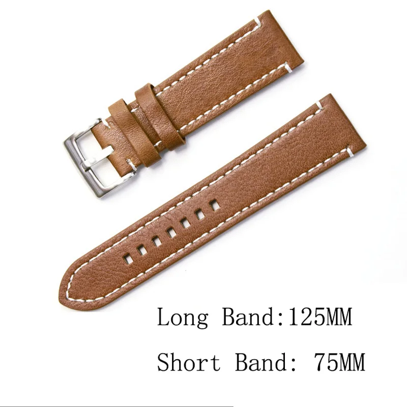 Ремешок для часов ручной работы из натуральной кожи в стиле ретро со штифтом