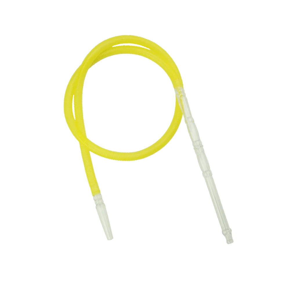 Yellow and White SY 1 шт. 150 см Pageant цветная трубка для кальяна с длинным ртом трубы шланг для кальяна аксессуары пластиковая труба - Цвет: Yellow and White