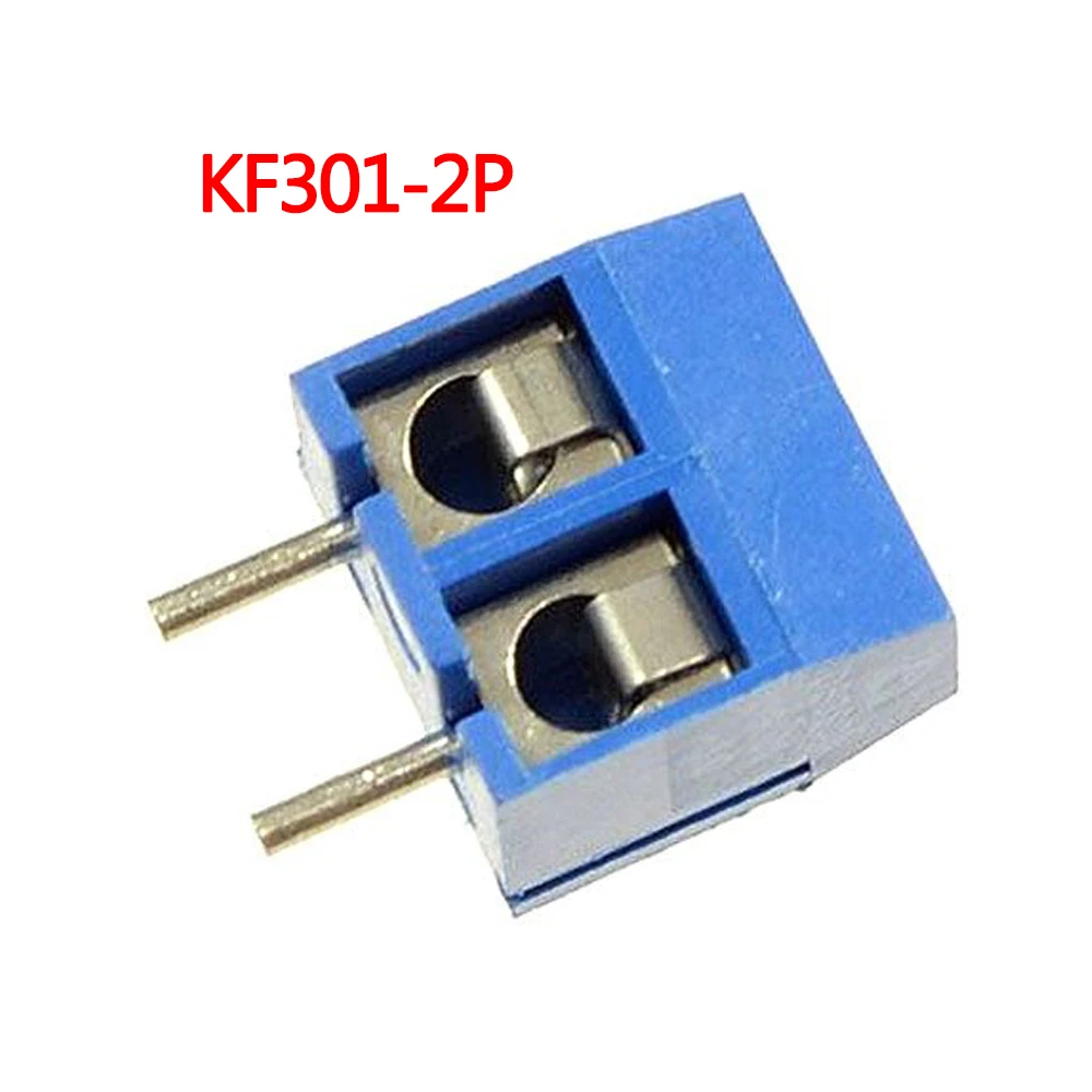 20 шт. KF301 5.0 2P 3P шаг 5 0 мм прямой контакт PCB 2 Pin 3 клеммный блок|Терминалы| |