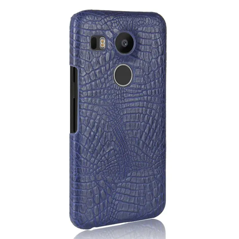 Для LG Nexus 5X чехол 5 2 дюйма Роскошный кожаный с крокодиловым узором для s чехлы |